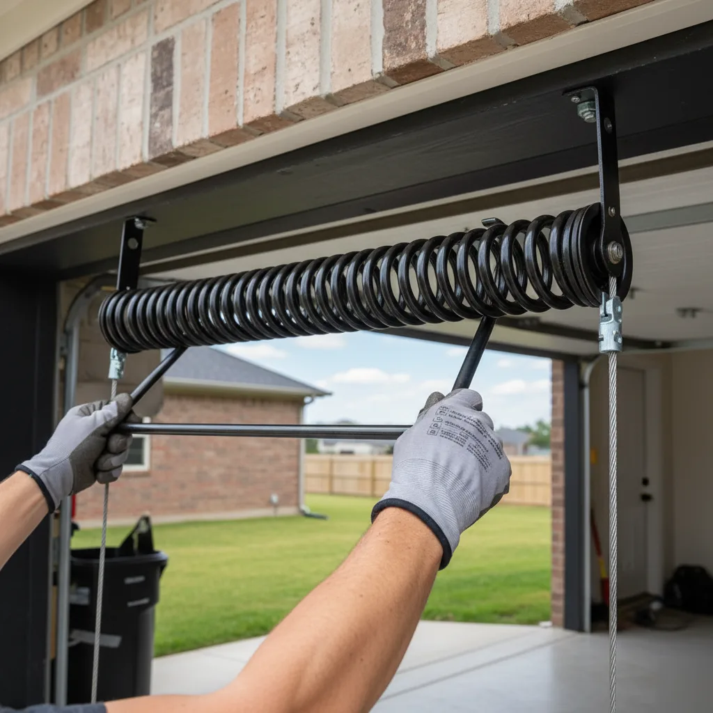 Garage Door Torsion Spring Replacement Service - On Time Garage Door Repair 2